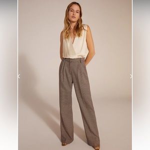Favorite Daughter THE FAVORITE PANT Herringbone Trousers